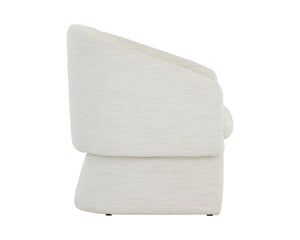 LAURYN LOUNGE CHAIR - MERINO PEARL