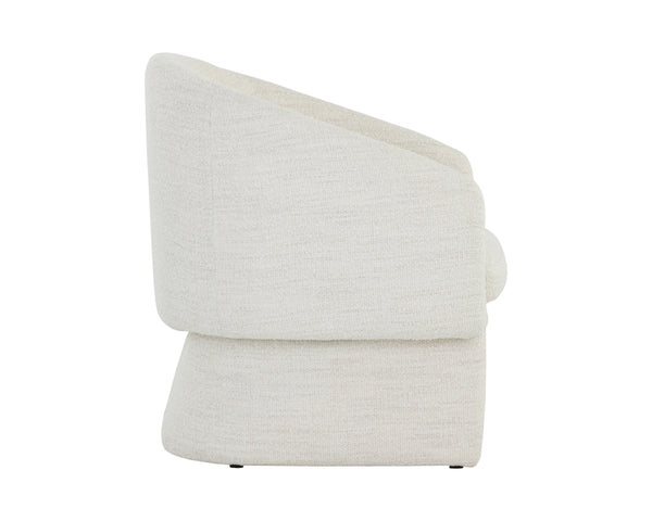 LAURYN LOUNGE CHAIR - MERINO PEARL
