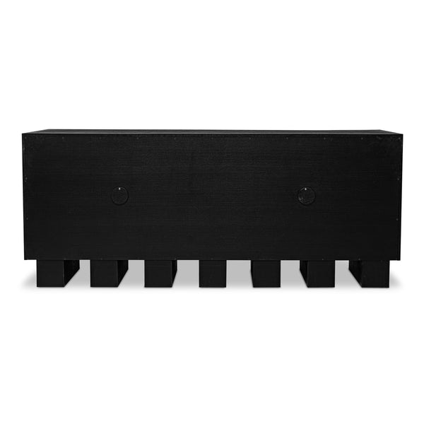 Moe's Marcelle Sideboard Black with Gold Accents