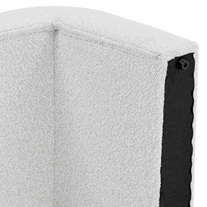 Vioreen Fabric Bench, Boucle Beige