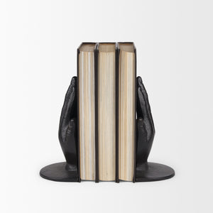 Praying Hands Bronze Cast Iron Book Ends