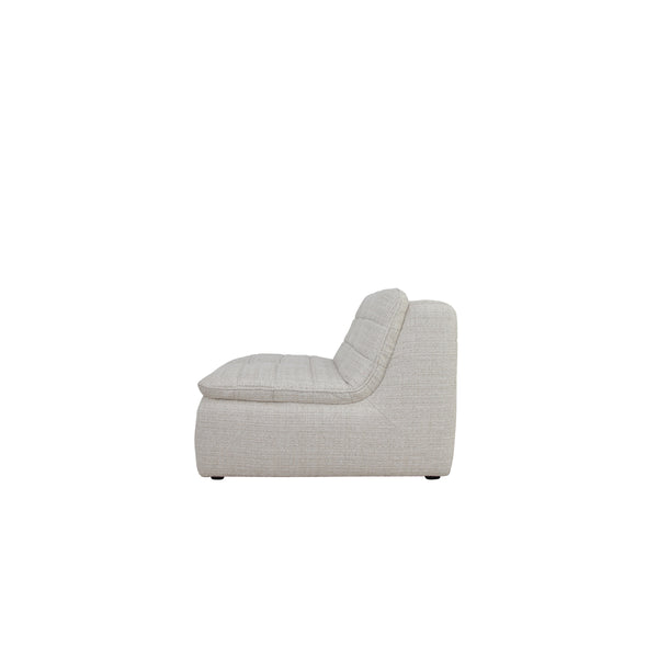 Moe's Lino Slipper Chair in Textured Oat