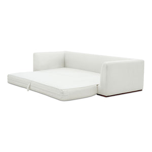 Moe's Rue Sleeper Sofa Off White with Feather Fill