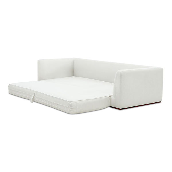 Moe's Rue Sleeper Sofa Off White with Feather Fill