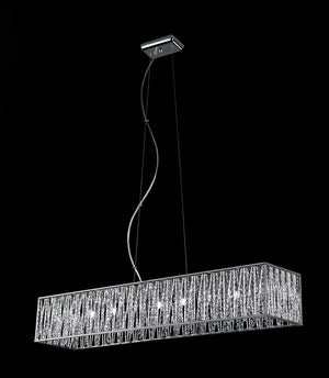 Terra 9 Light Pendant in Chrome Finish