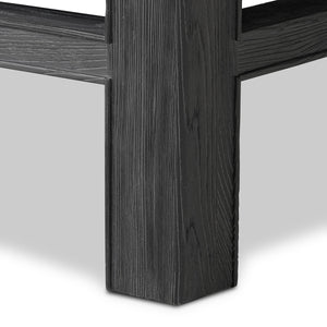 Oman Coffee Table - Rustic Black Veneer