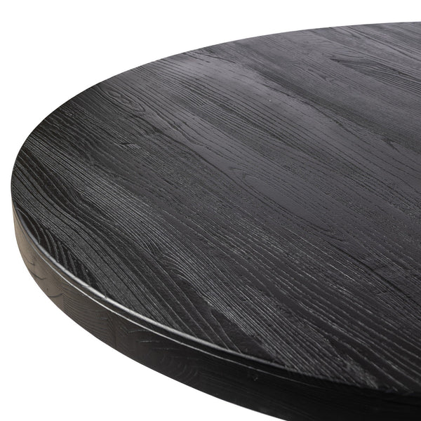 Allandale Round Dining Table - Black Elm