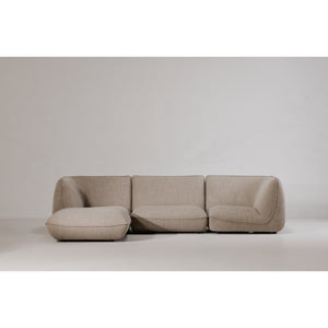 Zeppelin Corner Chair in Speckled Pumice Grey