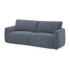 Moe's Callie Sofa 91" in Slate Blue with High Back
