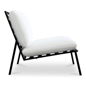 Moe's Salma Outdoor Accent Chair in White