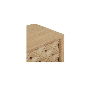 Moe's Fulton Natural Mango Wood Nightstand