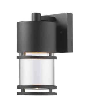 Luminata Outdoor LED Wall Light in Black Finish