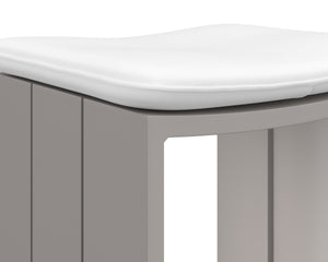 VERIN BARSTOOL - GREIGE - STINSON WHITE