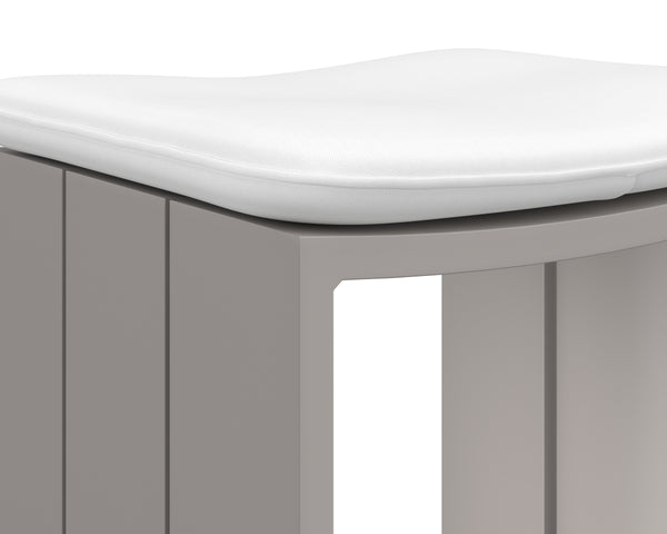 VERIN BARSTOOL - GREIGE - STINSON WHITE