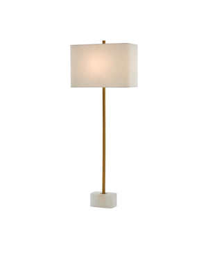 Felix Table Lamp In Natural & Antique Brass