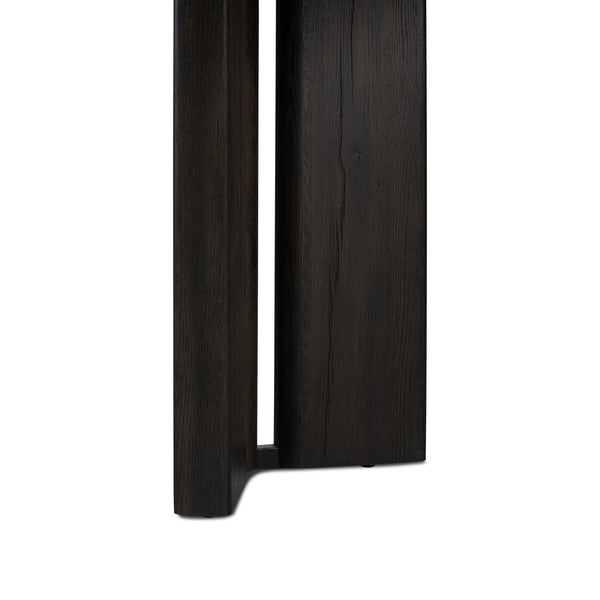 Huxley Console Table In Smoked Black Veneer