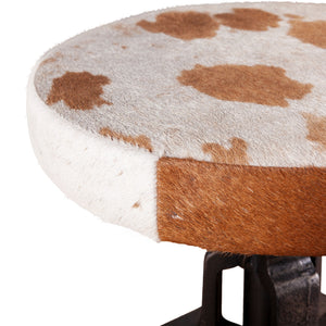 Wellington Adjusting Stool, Cowhide