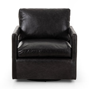 Olson Swivel Chair In Sonoma Black
