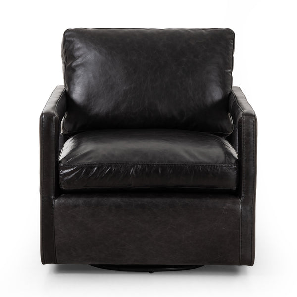 Olson Swivel Chair In Sonoma Black