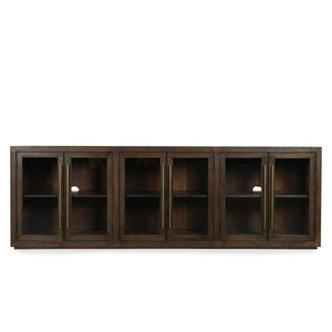 Bradley Solid Wood 6-Drawer Cabinet - Landmark Brown