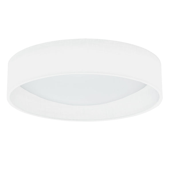 15" LED Flush Mount, White Shade