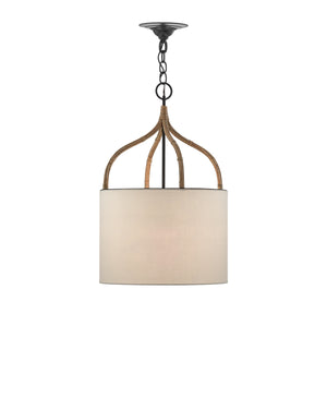 Dunning Pendant In Blacksmith & Natural