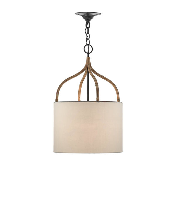 Dunning Pendant In Blacksmith & Natural