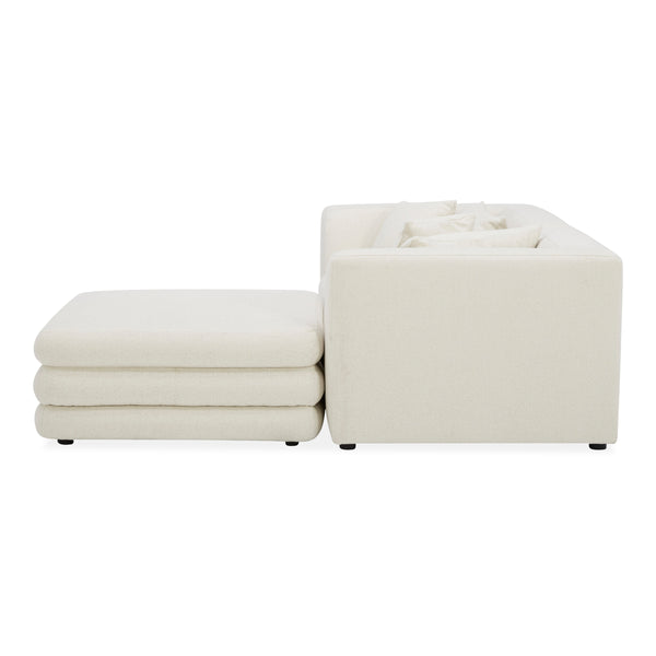 Moe's Lowtide Nook Modular Sectional in Warm White
