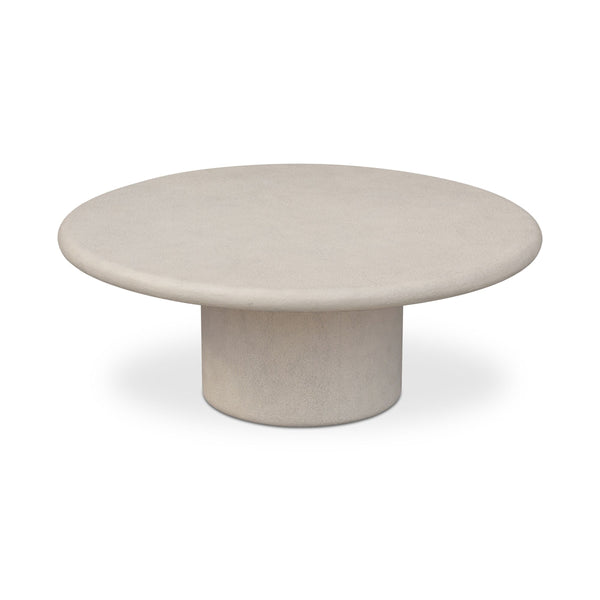 Moe's Frida Outdoor Coffee Table in Cream