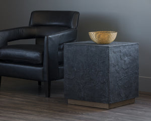 Newbury Side Table - Black Slate