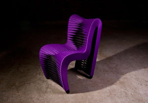 Seat Belt Dining Chair,Purple