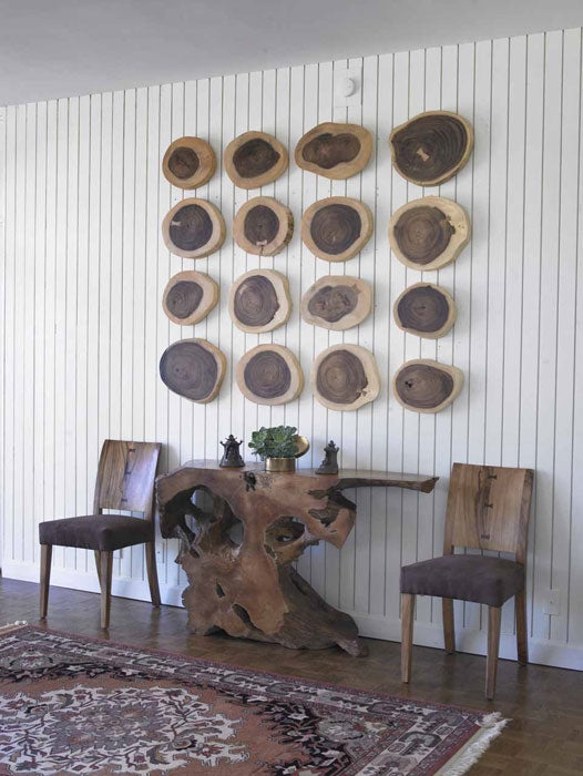 Slice Wall Décor,Natural,Wood 1Pc