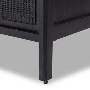 Sydney 9 Drawer Dresser - Black Cane