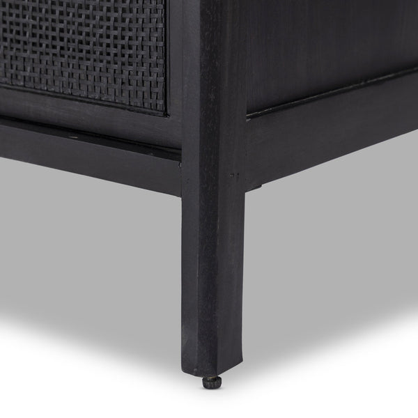 Sydney 9 Drawer Dresser - Black Cane