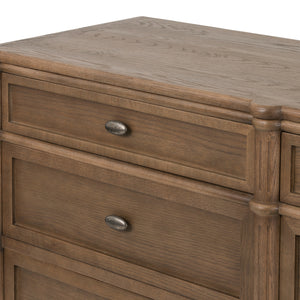 Toulouse 9 Drawer Dresser In Toasted Oak
