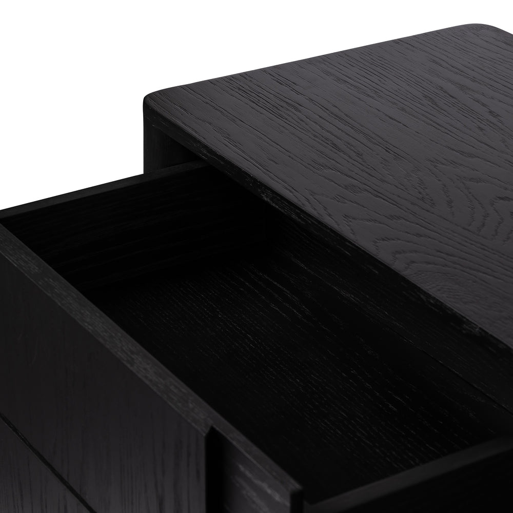 Pollard Media Console In Brushed Ebony Oak