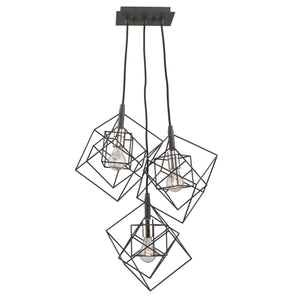 Artistry AC11118PN Chandelier in Matte Black & Polished Nickel