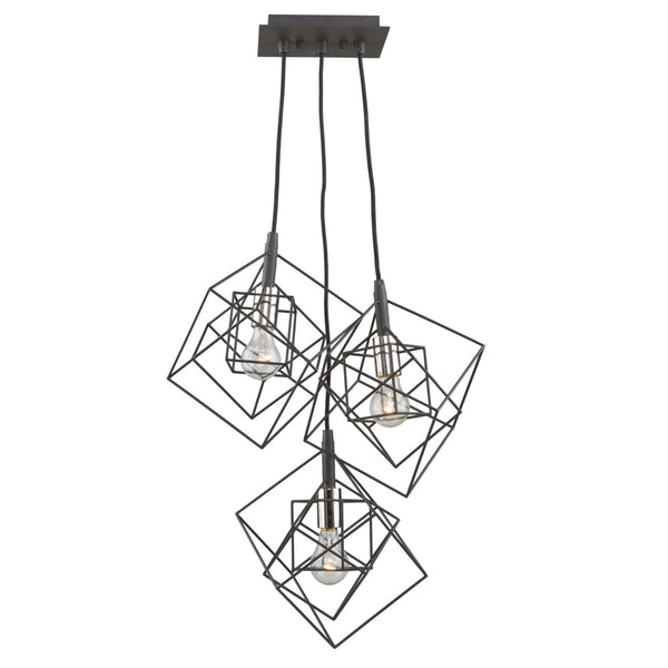 Artistry AC11118PN Chandelier in Matte Black & Polished Nickel