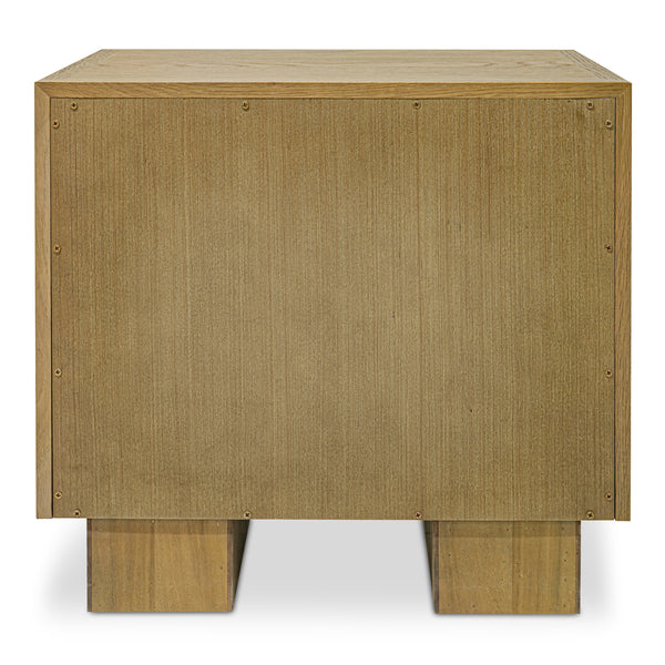 Moe's Marcelle Nightstand with Shagreen Door