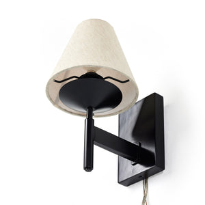 Dodie Sconce In Jet Black