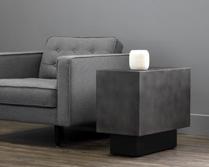 BLAKELY SIDE TABLE - GUNMETAL