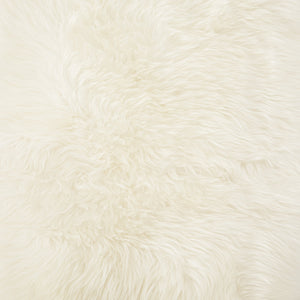 Lalo Lambskin Throw, Cream