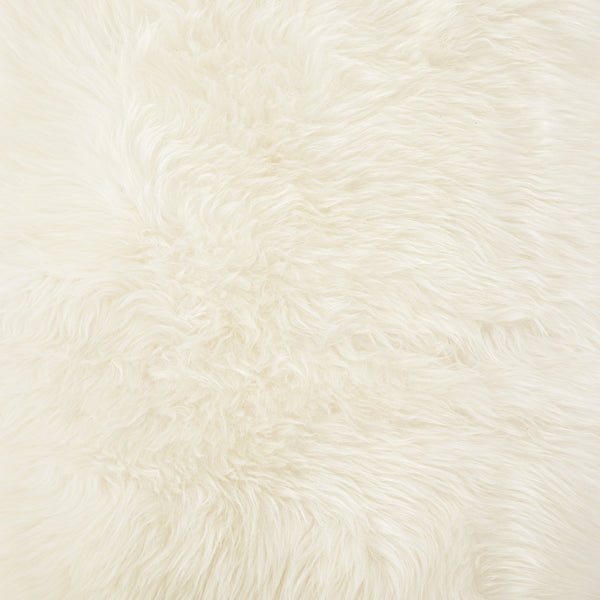 Lalo Lambskin Throw, Cream