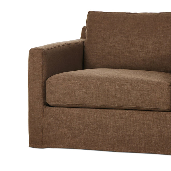 Hampton Slipcover Swivel Chair - Antwerp Cafe
