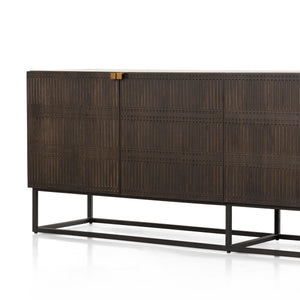Kelby Closed Media Console In Brown