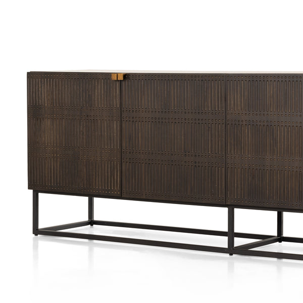 Kelby Closed Media Console In Brown