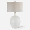 Whiteout Mottled Glass Table Lamp