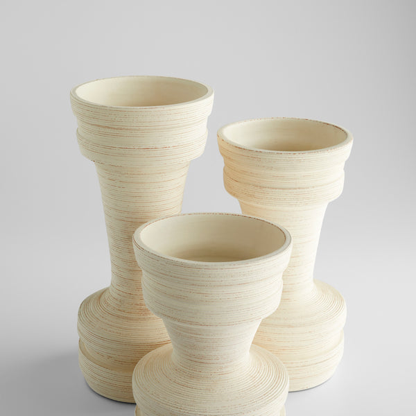 Taras Vase | White -Small