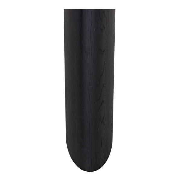 Moe's William Dining Table Black with Herringbone Pattern