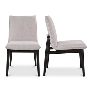 Moe's Charlie Dining Chair Beige – Set of 2